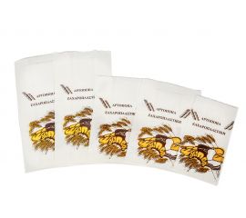 Χαρτοσακούλα Βεζιτάλ λευκή - καφέ Α