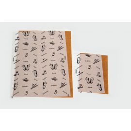 Χαρτί Περιτυλίξεως Βεζιτάλ Λευκό-Καφέ